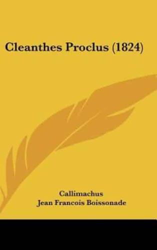 Cleanthes Proclus (1824)