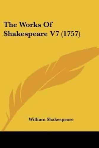 The Works Of Shakespeare V7 (1757)