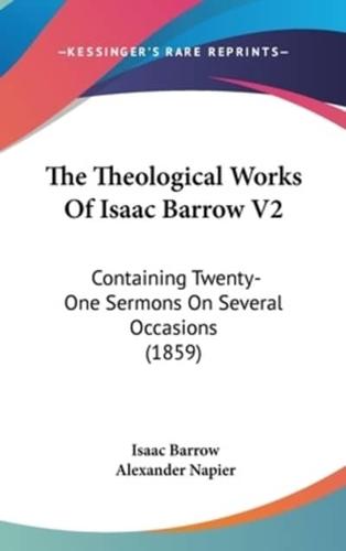 The Theological Works of Isaac Barrow V2