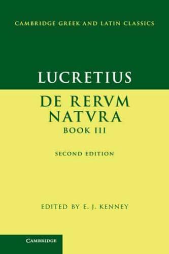 De Rerum Natura. Book III