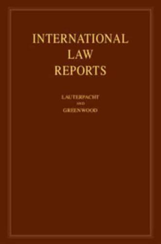 International Law Reports. Vol. 147