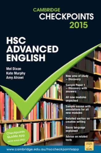 Cambridge Checkpoints HSC Advanced English 2015