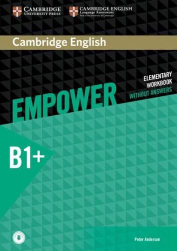 Cambridge English Empower. Intermediate Workbook Without Answers