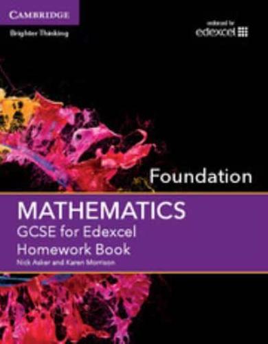 GCSE Mathematics for Edexcel. Foundation Homework Book