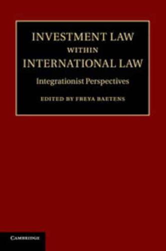 Investment Law within International Law