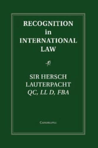 Recognition in International Law