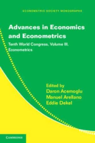 Advances in Economics and Econometrics Volume III Econometrics