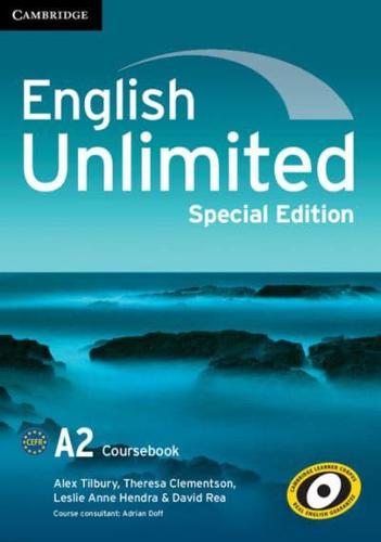 English Unlimited Elementary Coursebook With E-Portfolio Special Edition
