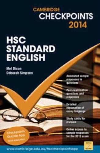 Cambridge Checkpoints HSC Standard English 2014