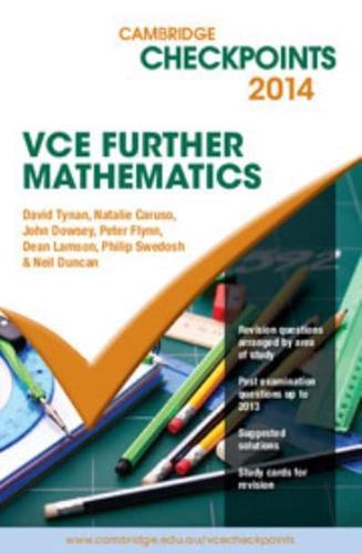 Cambridge Checkpoints VCE Further Mathematics 2014 and Quiz Me More
