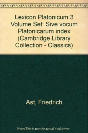 Lexicon Platonicum 3 Volume Set