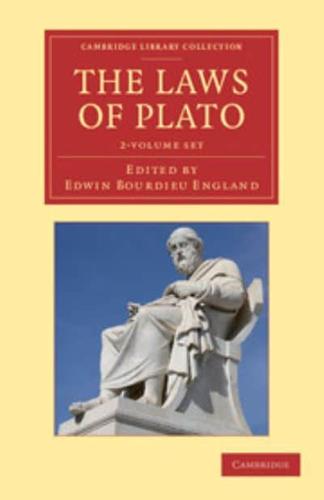 The Laws of Plato 2 Volume Set