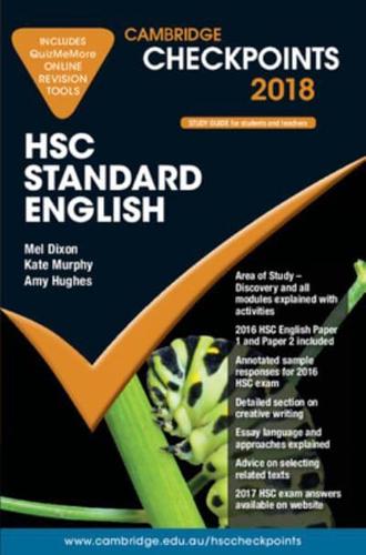 Cambridge Checkpoints HSC Standard English 2018 and Quiz Me More