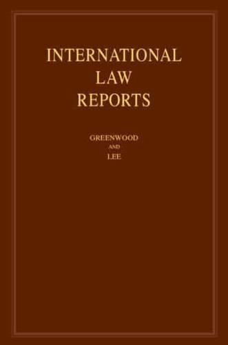 International Law Reports. Volume 176