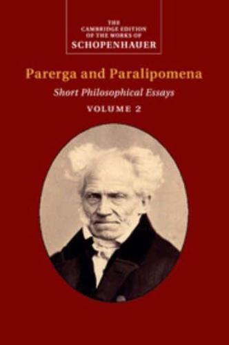Parerga and Paralipomena Volume 2