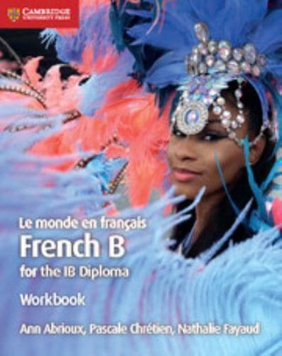 Le Monde En Français Workbook