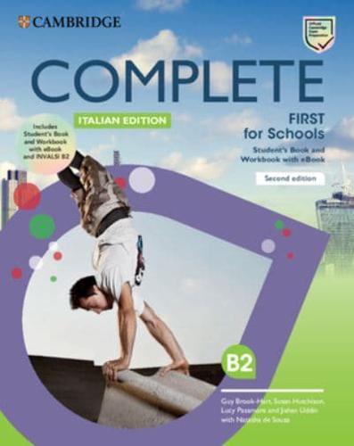 Complete First for Schools Student's Book and Workbook With eBook and Invalsi Companion Pack