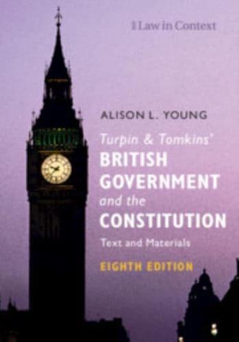 Turpin & Tomkins' British Government and the Constitution