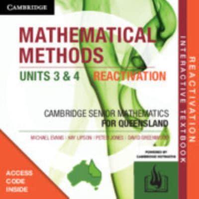 Mathematical Methods Units 3&4 for Queensland Reactivation Card