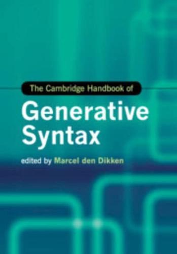 The Cambridge Handbook of Generative Syntax