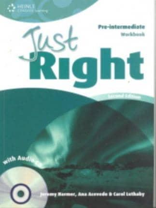 Just Right Pre-Intermediate: Workbook With Audio CD