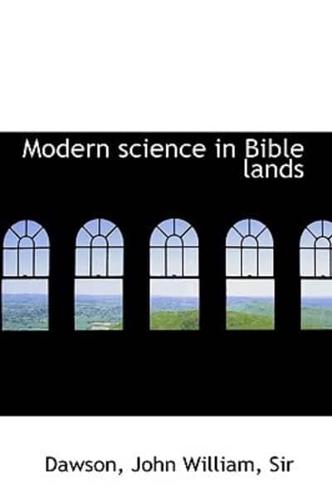 Modern science in Bible lands