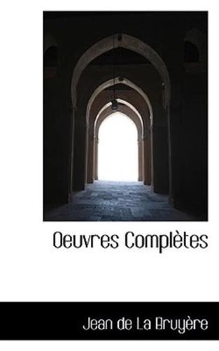 Oeuvres Completes