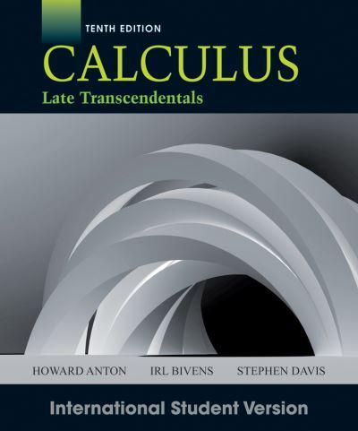 Calculus. Late Transcendentals