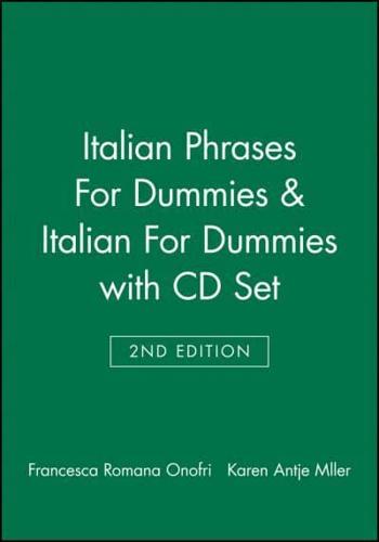 Italian Phrases For Dummies & Italian For Dummies, 2nd Edition With CD Set