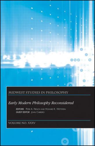 Early Modern Philosophy Reconsidered