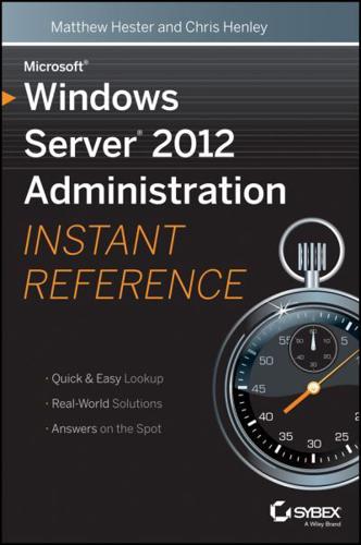 Microsoft Windows Server 2012 Administration