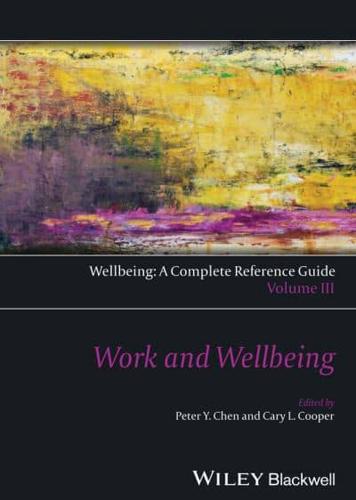 Work and Wellbeing