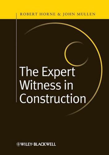 The Expert Witness in Construction