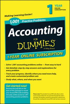 1001 ACCOUNTING PRACTICE PROBLEMS FOR DU