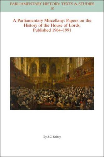 A Parliamentary Miscellany