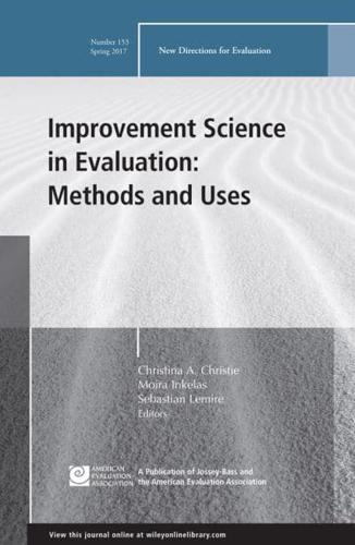 Improvement Science in Evaluation 153