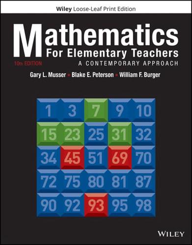 Mathematics for Elementary Teachers