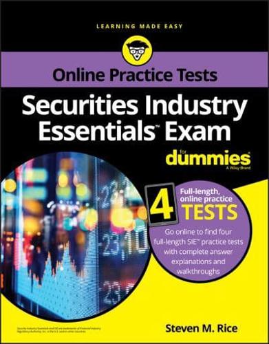 Securities Industry Essentials Exam for Dummies