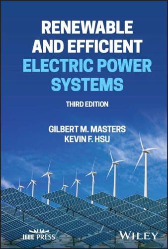 Renewable and Efficient Electric Power Systems