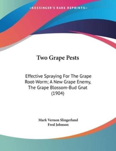 Two Grape Pests