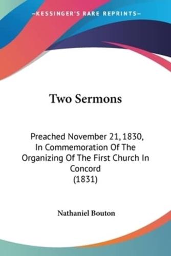 Two Sermons