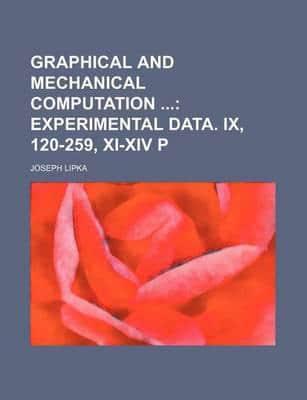 GRAPHICAL AND MECHANICAL COMPUTATION