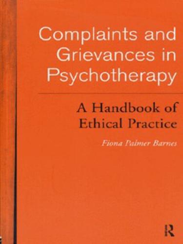 Complaints and Grievances in Psychotherapy
