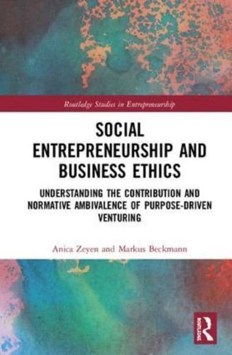 Social Entrepreneurship and Business Ethics Subtitle