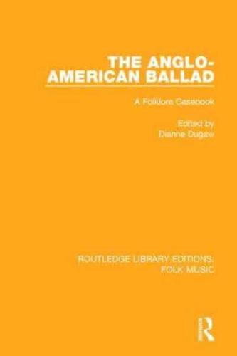 The Anglo-American Ballad