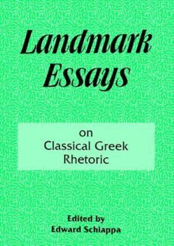 Landmark Essays on Classical Greek Rhetoric. Volume 3