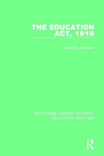 The Education Act, 1918