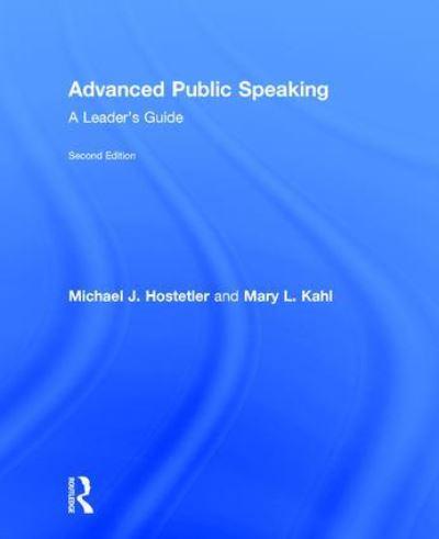 Advanced Public Speaking