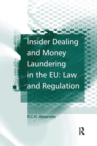 Insider Dealing and Money Laundering in the EU