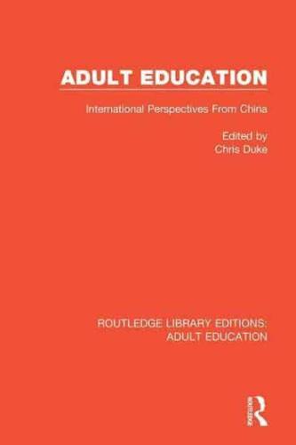 Adult Education: International Perspectives From China